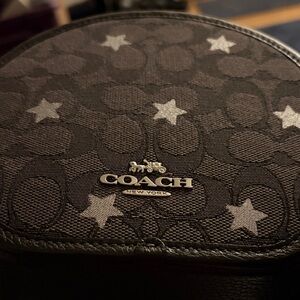 Coach Black and Gray Star Pattern Bag